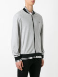 logo embroidery bomber jacket