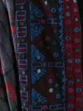 fringed embellished poncho