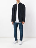 high neck blazer