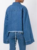 flared sleeves zipped jacket