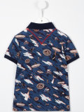 printed polo shirt