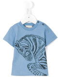 zebra print T-shirt 