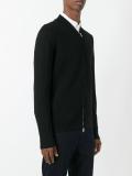 V-neck zipped cardigan