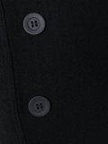 double-breasted draped jacket