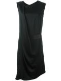 draped asymmetric dress