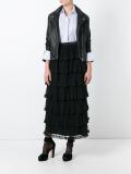 layered ruffled skirt