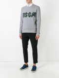 logo print sweatshirt