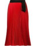 'Pleated Wrap' skirt