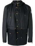 logo patch hooded jacket 