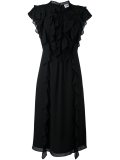 sleeveless frill dress