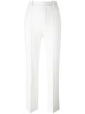 straight leg trousers