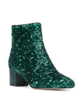 sequinned ankle boots