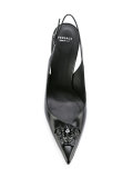 Medusa Head slingback pumps