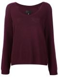 scoop neck jumper