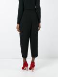 pleated front cropped pants 