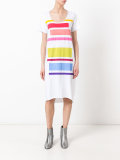 striped T-shirt dress