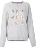 logo print sweatshirt