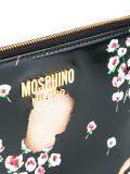 floral burnt effect clutch