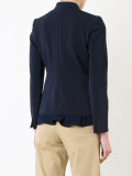 neck contrast blazer