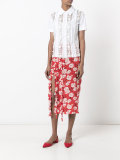 ruffled detail skirt