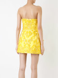 strapless embellished playsuit