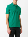 spread collar polo shirt