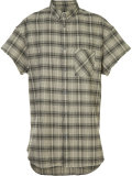 checked shortsleeved shirt