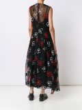spooky embroidered flower dress