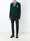 ribbed cardigan
