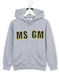 logo print hoodie