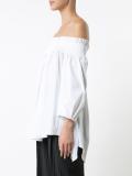 off-shoulder blouse