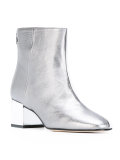metallic boots