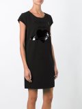 logo print T-shirt dress