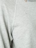 destroyed effect sweatshirt