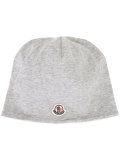logo patch beanie 