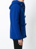 quilted short duffle coat