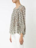 patterned blouse 