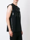 lightning bolt print tank