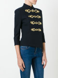 cropped sleeves jacket 