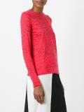 splatter print longsleeved T-shirt