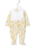 baroque print bib pyjamas