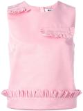 ruffled detail tank