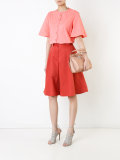 buttoned boxy shirt