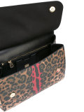 leopard Sicily top-handle tote