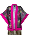 printed poncho