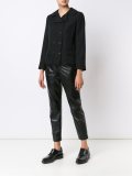 buttoned crop jacket