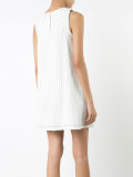pinstripe mini dress