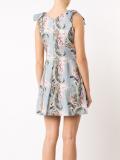 floral print flared dress