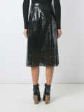 patent leather skirt