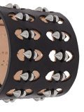 cut out studded bracelet